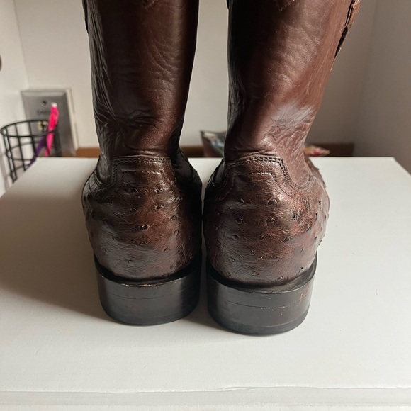 JRC & Sons Full Quill ostrich boots - Picture 3 of 6
